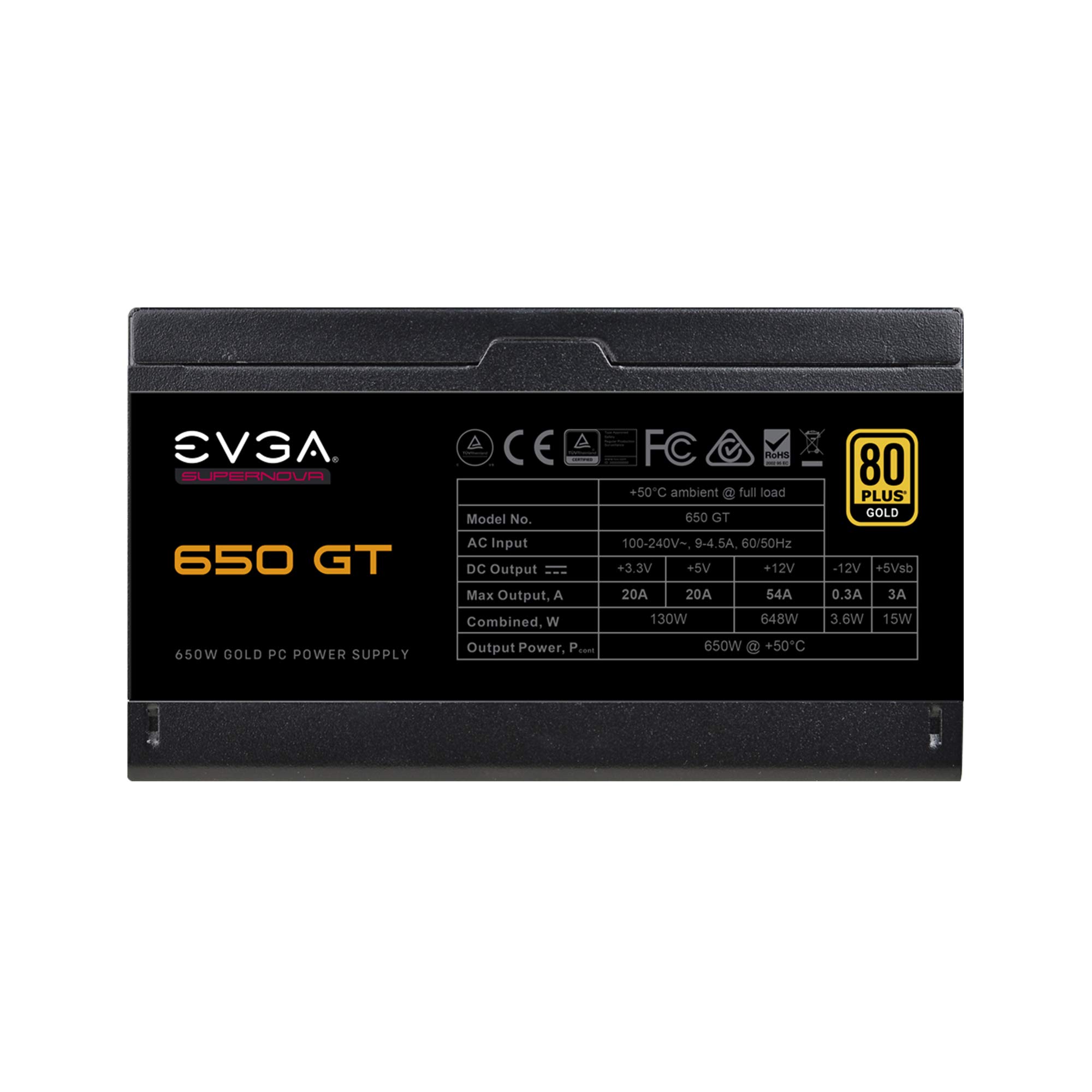 [新品]EVGA 650W 80 Plus Gold PC電源  ATX電源 EVGA - Products - EVGA SuperNOVA 650 GT, 80 Plus Gold 650W